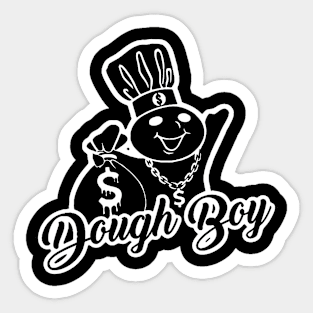 Funny Dough Boy Sticker